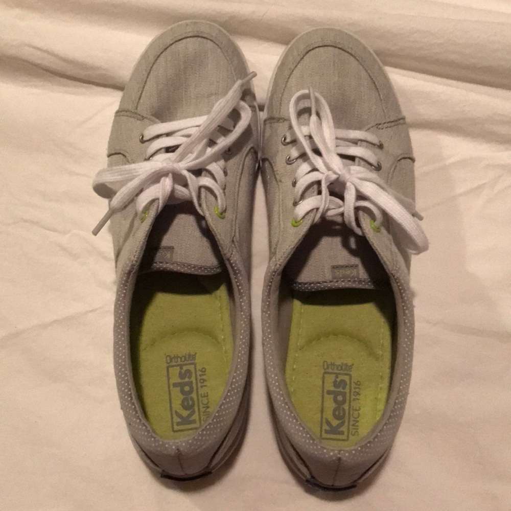 Keds Women's Gray Canvas Sneakers